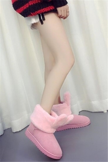 邮多多淘宝集运转运新款雪地靴 防滑 加绒 舒适 可爱 时尚 韩版