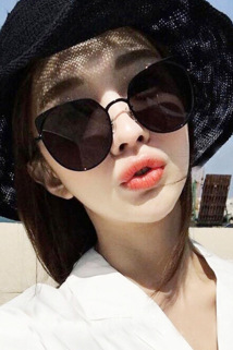 邮多多淘宝集运转运太阳眼镜 太阳镜 圆脸 个性 女潮 复古 新款 韩版 气质