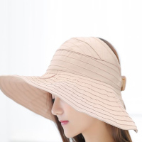华人代购转运保加利亚帽子 空顶帽 遮阳 防紫外线 折叠 百搭 夏季 韩版