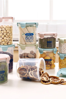邮多多淘宝集运转运厨房储物器皿 塑料密封罐 塑料 透明