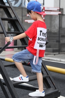 邮多多淘宝集运转运套装 短袖 帅气 洋气 流行 可爱 韩版 男童 儿童 新款 夏季