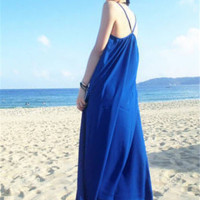华人代购转运澳大利亚沙滩连衣裙 波西米亚 大码 新款