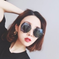 华人代购转运新加坡太阳眼镜 圆脸太阳镜 防紫外线 街拍 镜面 时尚 新款 韩版