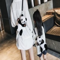 华人代购转运法国单肩包 同款 双肩 可爱 卡通 韩版 熊猫 新款