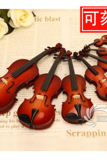 邮多多淘宝集运转运迷你乐器可刻字微缩小提琴模型摆件送男女朋友老师毕业生日礼物