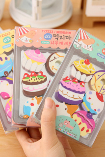 邮多多淘宝集运转运韩国创意卡通蛋糕造型可爱橡皮擦 小学生幼儿园儿童奖品生日礼物