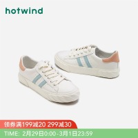 华人代购转运香港热风春季新款女士板鞋休闲鞋深口潮流小白鞋