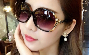 华人代购淘宝2020新款太阳镜圆脸女士网红墨镜女潮明星款优雅防紫外线大框眼镜