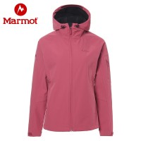華人代購轉運marmot土撥鼠春季新款運動戶外防水防風女士透氣夾克M1軟殼衣上衣