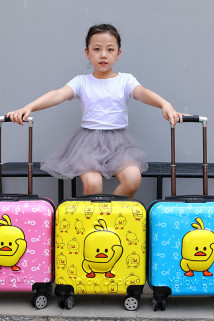 邮多多淘宝集运转运新儿童拉杆箱18寸密码箱20寸登机箱男女童卡通行李箱大容量旅行箱