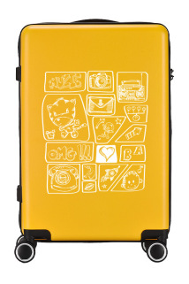 邮多多淘宝集运转运正品韩版小清新拉杆箱男女手绘图案行李箱图案密码箱登机箱旅行箱