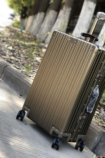 邮多多淘宝集运转运高端全铝镁合金拉杆箱20寸登机箱24寸托运行李箱万向轮旅行箱皮箱