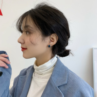 华人代购转运瑞士高级感爆款耳钉法式气质复古港风耳环2021年新款潮精致网红耳饰女