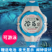 华人代购转运瑞士儿童手表男孩女孩电子表生活防水学生数字式运动手表夜光男童女童