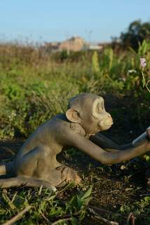 邮多多淘宝集运转运创意小猴子摆件树脂家居装饰品个性动物送男生朋友生日礼物圣诞节