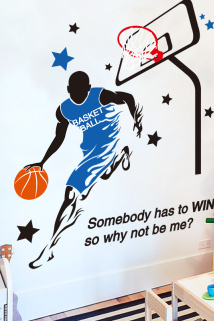 邮多多淘宝集运转运男生大学生宿舍卧室NBA自粘壁纸寝室海报墙贴纸墙纸布置装饰品