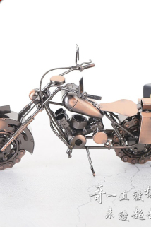 邮多多淘宝集运转运新品铁艺大号摩托车模型创意手工艺品摆件家居装饰品玩具男生礼物