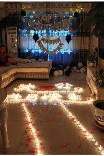 邮多多淘宝集运转运生日布置男朋友老公男生表白蜡烛浪漫房间ktv装饰品惊喜 生日蜡。