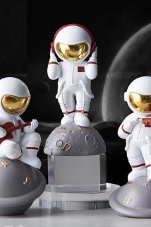 邮多多淘宝集运转运创意宇航员系列摆件家居客厅电视柜酒柜装饰品太空人男生生日礼物
