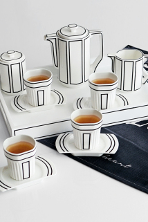 邮多多淘宝集运转运北欧式下午茶茶具套装家用高档陶瓷创意英式骨瓷咖啡具杯壶带托盘