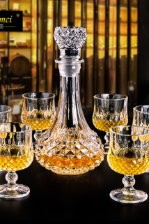 邮多多淘宝集运转运弗莱文茨水晶玻璃杯红酒瓶酒樽创意威士忌洋酒杯酒具礼品套装